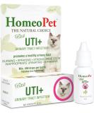 HomeoPet UTI Plus Urinary Tract Infection, Urinary Tract Support for Cats, 15 Milliliters
