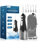 Portable Cordless Water Dental Flosser - Rechargeable IPX7 Teeth Cleaner for Travel & Home - Powerful Dental Oral Irrigator for Braces Care - Grey - Buy Online on GoSupps.com
