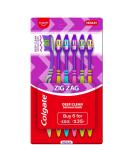 Colgate ZigZag Toothbrush Pack of 6 | Deep Interdental Clean with Multi-Angle Bristles - Medium Size - Buy Online on GoSupps.com