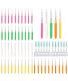 Soft Braces Brush Set - 70 PCS Interdental Brushes & 50 PCS Tooth Picks for Oral Care | Flossing & Disposable Toothpicks | Vibrant Colors | International Shipping Available - Buy Online on GoSupps.com