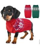 Shop Katzinst Dog Sweater for Small Dogs | Christmas Fleece Sweater for French Bulldogs Dachshunds & Chihuahuas - XS Red - Buy Online on GoSupps.com