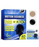 Apooto 40Count Motion Sickness Patches - Anti Nausea Relief for Adults and Kids on Cars, Cruise Ships, Planes, Trains, Buses - Sea Sickness Patch for Nausea and Dizziness - Buy Online on GoSupps.com