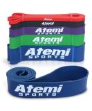 Resistance Pull Up Band | Long Exercise Loop for Strength Training and Stretching | Blue Home Workout Band for Men and Women (30-80kg) - Buy Online on GoSupps.com