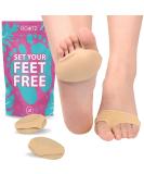 Buy Silicone Gel Metatarsal Pads | Forefoot Pain Relief Cushions for Heels | Perfect for Men & Women | Skin Color Size Small (5-8 - Buy Online on GoSupps.com