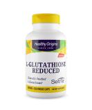 Buy Healthy Origins L-Glutathione 500mg - 150 Veggie Caps for Optimal Health - Buy Online on GoSupps.com
