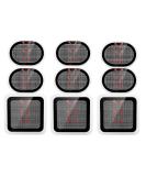 Hocoso Soyoko replacement gel pads 9 pieces of electrode pads updated electrode-body pads gel adhesives compatible with abdominal muscle belt - Buy Online on GoSupps.com