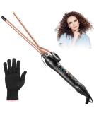 Haglater 3/8 Inch Curling Wand - Ceramic Barrel Curling Iron for Short & Long Hair - 9mm Thin Curling Tong with Adjustable Temperature - Buy Online on GoSupps.com