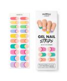 MOYOU LONDON Semi Cured Gel Nail Strips - Easy to Apply & Remove | Salon-Quality Manicure at Home | Includes UV Lamp offer - Buy Online on GoSupps.com
