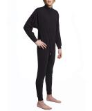 Sherwood One-Piece Functional Underwear for Kids - Long-Sleeved Zippered Winter Sweat Suit in Black (Size 164) - Ideal for Cold Weather - Buy Online on GoSupps.com