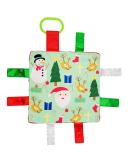 Baby's First Christmas Crinkle Tag Toy Lovey - Santa Reindeer Rudolph Stocking Stuffer - Buy Online on GoSupps.com