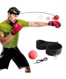 Gdaytao Boxing Reflex Ball Set - Improve Reaction Time and Hand-Eye Coordination - Includes Headband and Rubber Ball - Perfect Boxing Gift Idea - Buy Online on GoSupps.com