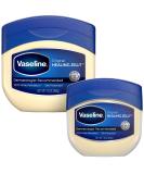 Vaseline Petroleum Jelly 100% White Petrolatum 13 oz & 7.5 oz Pack of 2 - Deep Moisturizer for Dull, Dry Skin - Dermatologist Recommended, Soothing & Gentle - Original Formula - Buy Online on GoSupps.com