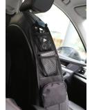 Uoking Car Organisers Car Seat Side Storage Bag with 3 Pockets Non-Slip Car Front Seat Mesh Hanging Bag Small Items Storage Bag Suitable for All Vehicles - Buy Online on GoSupps.com