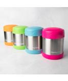 Mummy Cooks Insulated Children's Food Flask 300ml (Pink) | Free Stickers - Buy Online on GoSupps.com