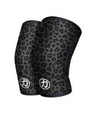 Strength Shop 7mm Neoprene Knee Band for Men & Women - Leopard | Tear-Resistant IPF Competition Knee Sleeves for Powerlifting & Strength Training - 1 Pair (L) - Buy Online on GoSupps.com