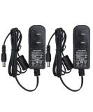 2 Packs DC 12V 1.5A 18W Power Adapter for Cameras - 5.5mm x 2.1mm Plug - High Quality Supply Switching - Buy Online on GoSupps.com