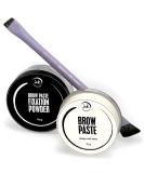 Professional Eyebrow Mapping Kit - Setting Powder Brush & White Mapping Paste for Perfect Brows - Buy Online on GoSupps.com