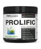 PEScience Prolific Pre Workout Powder Sour Green Apple 40 Scoops - Energy & Nitric Oxide Supplement - Buy Online on GoSupps.com