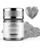 Buy Edible Silver Glitter 8g | WaysRoma Metallic Food Glitter for Drinks & Desserts | Perfect for Chocolate Cupcakes & Easter Cakes - Buy Online on GoSupps.com