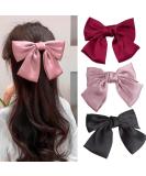 Women's Hair Bows Set - Black Ribbons for Hair in Red, Pink, Black - Buy Online on GoSupps.com