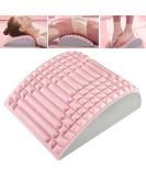 Yeah Boom Neck and Back Support - Lumbar Vertebrae & Back Extensor Stretcher - Massage Pillows for Spine Pain Relief - Pink - Buy Online on GoSupps.com