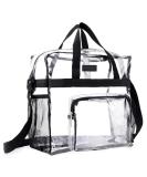 Transparent Pocket Bag | 30x30x15cm Zip Bag for Stadium Library Airport and Beach - Buy Online on GoSupps.com