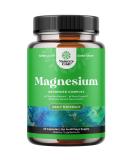 High Absorption Magnesium Complex Supplement - Pure Magnesium Citrate 500mg with Oxide for Sleep, Digestion & Mood Support - 500mg Capsules - Buy Online on GoSupps.com