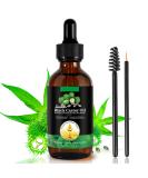 Jamaican Black Castor Oil - Cold Pressed 60ml | Hexane Free for Hair Eyelashes and Skin - Includes Glass Dropper & Brushes - Buy Online on GoSupps.com