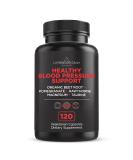 Livingood Daily Healthy Blood Pressure Supplement - 120 Capsules with Beets, Hawthorn Berry, Pomegranate, Folate & Vitamins - Buy Online on GoSupps.com