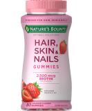 Nature's Bounty Hair Skin & Nails with Biotin Gummies - 80ct, Pack of 5 - Buy Online on GoSupps.com