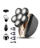 SAILHOME Electric Razor for Men | 5 in 1 Bald Head Grooming Kit | Cordless Waterproof USB Rechargeable Shaver - Wet & Dry Use Gray - Buy Online on GoSupps.com