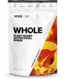 Vivo Life Whole - Vegan Completion Shake - proteins essential fats vitamins & minerals - 25 portions - with salt from Punjab Pakistan (caramel biscuit) - Buy Online on GoSupps.com