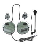 Wiseonus Tactical Headset with Microphone - Waterproof Airsoft & Paintball Helmet Side-Track Headphones for Hunting Activities - Buy Online on GoSupps.com