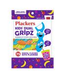 Plackers Kids Dual Gripz Dental Flossers - 75 Count, Fluoride Fruit Smoothie Swirl - Buy Online on GoSupps.com