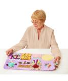 Calming Sensory Fidget Blanket for Dementia Activities | Elderly Products for Alzheimer's, Aspergers, Autism, Anxiety | Comforting Dementia Aid - Buy Online on GoSupps.com
