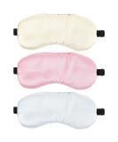 Sleep Mask 3 Pack - Soft Silk Blackout Eye Covers for Side Sleepers | Comfortable Night Eyeshade for Men Women & Kids | Perfect for Travel & Napping - Buy Online on GoSupps.com