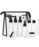 Morfone TSA Approved Travel Bottles Kit with Toiletry Bag - Leak Proof, Refillable Containers for Toiletries - Travel Size Accessories for Shampoo, Conditioner, Lotion - Cosmetic Essential - Buy Online on GoSupps.com