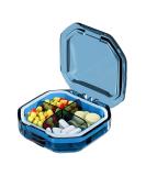 Buy 1PCS Cute Travel Pill Box - Portable 4-Compartment Medicine Organizer for Purse | Small Pill Case - Perfect for International Shipping - Buy Online on GoSupps.com