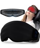 Heated Eye Mask Graphene | Cordless Warm Eye Compress | 3 in 1 Sleep Mask & Cooling Gel Strip for Dry Eyes Relaxation Meditation | Travel-Friendly for Men & Women - Buy Online on GoSupps.com