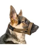 Adjustable Heele Dog Muzzle with Head Belt - No Rubbing Comfortable Fit for Safe Dog Training - Buy Online on GoSupps.com