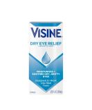 Visine Dry Eye Relief Lubricant Eye Drops | Moisturize & Soothe Irritated Eyes | Polyethylene Glycol Formula | 0.5 fl. oz - Pack of 1 - Buy Online on GoSupps.com