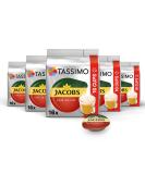 Buy Tassimo Jacobs Caf au Lait Capsules - 80 Pods (5 Packs 16 Drinks Each) - International Shipping Available - Buy Online on GoSupps.com