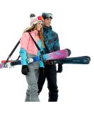 Volk Ski Strap and Pole Carrier - 2 Sets per Pack - Skiing Accessory for Easy Transportation of Your Ski Gear - Feel Comfortable Walking to and from The Mountain - Adjustable Size - Buy Online on GoSupps.com