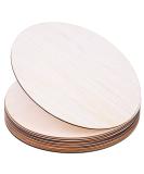 12-Pack Audab 12 Inch Unfinished Wood Circles for Crafts - Wooden Rounds for DIY Projects, Door Hanger, Wood Burning - Buy Online on GoSupps.com
