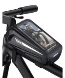 Buy Lemego Waterproof Frame Bag - Bicycle Pocket with Rain Cover & Reflector Strip - Fits Smartphones Up to 6.7 inch - Ideal for Bicycles & Motorcycles - Buy Online on GoSupps.com
