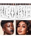 Bangs Tattoo Sticker Set - Waterproof Fake Fringe Hair Edge Stickers for Women & Girls - Natural Fashion Look - 10 Styles - Novelty Wig Beauty DIY - Includes 10 Sheets of Temporary Tattoos - Buy Online on GoSupps.com