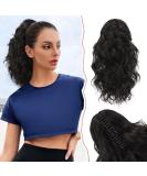 Sofeiyan 13 Inch Curly Ponytail Extension Claw Clip - Natural Black Synthetic Hairpiece for Women - Buy Online on GoSupps.com