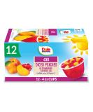 Dole Fruit Bowls Peaches in Strawberry Gel Gluten Free Healthy Snack 4.3 Oz 12 Total Cups - Buy Online on GoSupps.com