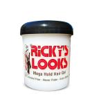 Ricky's Mega Hold Hair Gel - Flake-Free Strong Hold for Curly Frizzy Wavy & Straight Hair - Unisex Styling Gel for All Hair Types - Shop Internationally - Buy Online on GoSupps.com