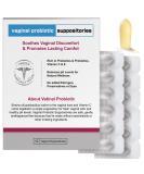 Nahid Vaginal Probiotic Suppositories - Natural Plant-Based Hyaluronic Acid Prebiotic with Vitamin C & E PH Balance & Odor Relief (12 Inserts - Buy Online on GoSupps.com